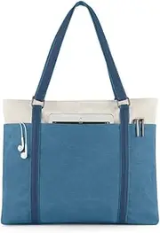 [Wxnow] Women Laptop Tote Bag Canvas Handbag Purse Shoulder Bag