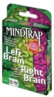 MindTrap: Left Brain Right Brain - Logic & Picture Puzzle Game - Outset New