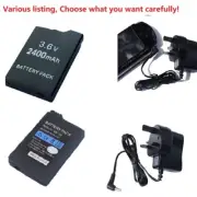 BATTERY or charger FOR SONY PSP 3000 3001 3003 3004 lite PSP 2000 2001 PSP-S110