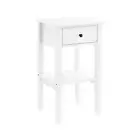 Rue Bedside Table White Sarantino