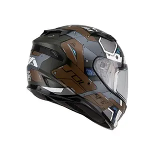 【SOL Helmets】SF-6全罩式安全帽 (機動裝甲_消光墨綠/棕) ｜ SOL安全帽官方商城