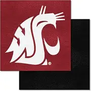 FANMATS 11682 Fanmats Washington State University Carpet Tiles, 18" x 18"