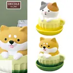 現貨💖日本 DECOLE CONCOMBRE  柴犬 貓 陶瓷 加濕器  擺飾 素燒陶器 免插電 環保加濕器