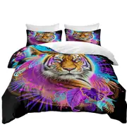 Jungle Animals Art Tiger Spirit Quilt Cover