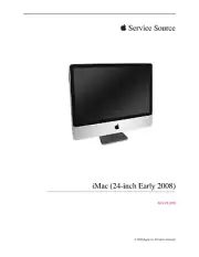 Apple iMac 24-inch Early 2008 Technician Guide Service Manual