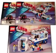 LEGO New Instruction 70811 New LEGO Movie Flying Flusher Manuals 1-3 Only