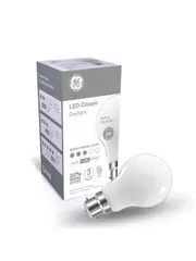 GE 7.5W Glass Opal BC LED GLS Globe in Day Light