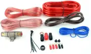 4GA AMP KIT 4 Gauge Amplifier Wiring Kit for Amp Installation Systems