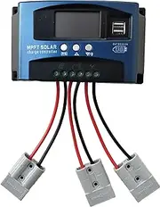 30/40/50/60A MPPT Solar Controller with pre-Installed Anderson Compatible Plugs. (60A, 3 Lead Cables)