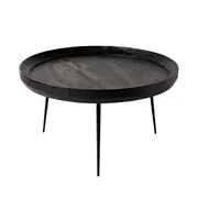 Luna Round Coffee Table Black