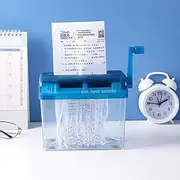 Hand Shredder, Manual Paper Shredder, Hand Crank Paper Shredder, A6 Size, Capacity 1L, for Office, School or Home