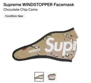 Supreme WINDSTOPPER FacemaskChocolate Chip camo”