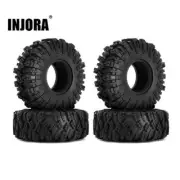 INJORA 1.55" Mud Terrain Tires for RC Car AX90069 UTB18 MST JIMNY,96.5*34.5mm