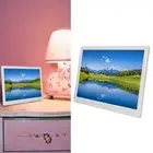 US Plug Digital Photo Frame 15.4in HD LED Screen Remote Control Video Music S XU