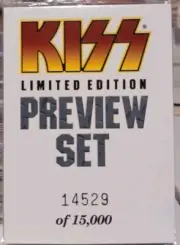 KISS Limited Edition Preview Card Set (9) #/15,000 NM 1997 Sealed Cornerstone