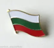 BULGARIA BULGARIAN NATIONAL COUNTRY WORLD SINGLE FLAG LAPEL PIN BADGE 1 INCH
