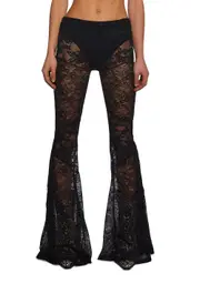 [Current Mood] Test Of Time Lace And Fringe Flare Pants