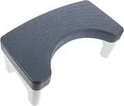 Anneome Bathroom Stool Squatting Footstool Toilet Blue Stepping Stool for Adults