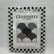 Come Quilt With Me Clamshell 4.5" Shape Quilt Acrylic Templates