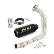 Slip On For YAMAHA R7 MT07 FZ07 2022 2022 2023 Motorcycle Full Exhaust System Header Link Pipe Muffler Escape With DB Killer A