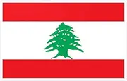 Pixelforma Lebanon Flag Stickers in Various Sizes 1000 Pieces 7 x 11 cm