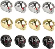 ERINGOGO 12pcs Electric Guitar Volume Skull Caps Guitar Bass Potentiometer Knobs Replacement