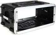 Gator Cases Lightweight Molded 4U Rack Case with Heavy Duty Latches; Shallow 14.25" depth, 4U (GR-4S)