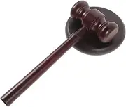 MUSISALY 1Set Wooden Gavel for Judge Auction Use Practical Hammer for Lawyers Gavel Smooth Finish