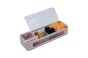 Melii Luxe 4 Compartment Snackle Box Food Safe Storage Snack Container Pink