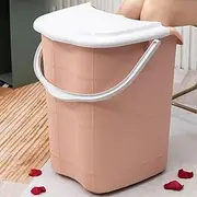 Heightened Deep Soaking Foot Bath Bucket, Multifunctional Feet Bath Tub with Handle, Plastic SPA Foot Bath Basin, Long Lasting Insulation And Deepening Foot Tub for Soaking Feet & Calf,A