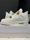 Size US 10 W (8.5 M) - Nike Air Jordan 4 Metalic Gold