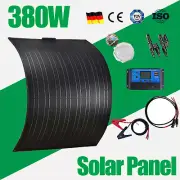 380W Flexible Solar Panel Kit 12V 380 Watt Mono Caravan Camping Charging Battery