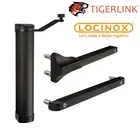 Locinox Lion Compact Hydraulic Gate Closer for any gate situation- Black