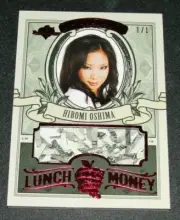 2018 Benchwarmer HIROMI OSHIMA Hot For Teacher LUNCH MONEY Red Foil #1/1 PLAYBOY