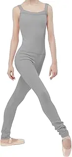 [Wearmoi] Wear More CAPE10GRE Ballet Pants Rompers, Girls, Knit Material, Ankle Length, Ages 10 to 12 Years, Gray