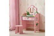 ALL 4 KIDS Olivia the Fairy Girls Dressing Table with Stool