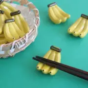 Japanese Porcelain Hasami-yaki Chopstick rest Banana/made in Japan Set Of 5