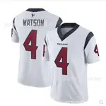 現貨速發！！休斯頓德州人HOUSTON TEXANS橄欖球服4號DESHAUN WATSON球衣男 1AO4