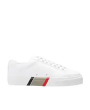 Round head laced sneakers 41 White