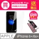 買 保護貼 送 透黑 手機殼 iPhone6Plus保護貼 iPhone6SPlus保護貼 高清透明 手機 保護貼