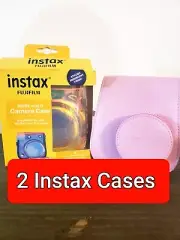 Fujifilm Instax Mini 11 Iridescent Finished Camera Case NEW & Pink Instax Case