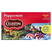 Celestial Seasonings, Herbal Tea, Peppermint, Caffeine Free, 20 Tea Bags, 1.1 oz (32 g)