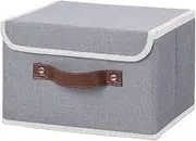 Storage Box With Lid - Minimalist Design, Hand Washable, Foldable Bedside Organizer For Clothes, Bedroom Necessities
