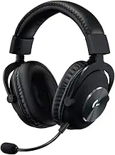 Logitech G PRO X Gaming Headset (2nd Generation) with Blue VO!CE, DTS Headphone:X 7.1 and 50 mm PRO-G Drivers (for PC, PS4, Switch, Xbox One, VR) - Black