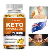 20000mg Keto BHB Diet Capsules Fat Burner Weight Loss Supplement Reduce Appetite