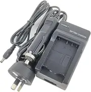 Single Mains/Car Battery Charger for DMW-BMB9, DMW-BMB9E, DMW-BMB9GK/BMB9PP DE-A83 DE-A84 Lumix DMC-FZ100 DMC-FZ150 DMC-FZ72 FZ70 DMC-FZ48 DMC-FZ40 Camera