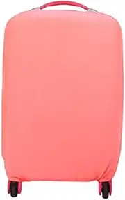 [WOFASHPURET] Elastic Suitcase Cover Travel Luggage Dust Cover 18-20 Protector Full Stretch Scratch Proof Handle Accessible Pink
