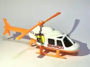 1996 Hot Wheels Exclusive BAYWATCH Propper Chopper Helicopter , Collapsing Body