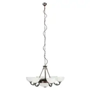Savoy Pendant Light 8Lt in Oil-Rubbed Bronze