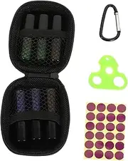 OFFIGAM 1Set Essential Oil Roller Bottle with Travel Bag Containers for Perfume Aromatherapy Cosmetic Liquids Leak Portable Convenient Storage